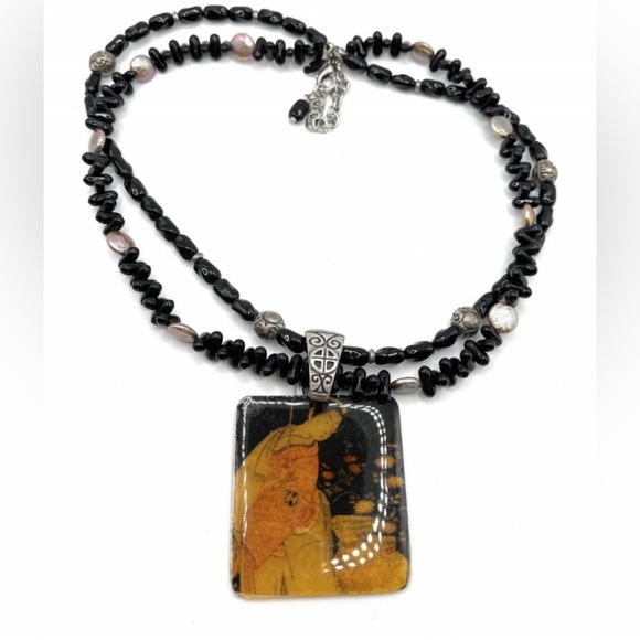 CHICOS Black Statement Necklace - Picture 1 of 7